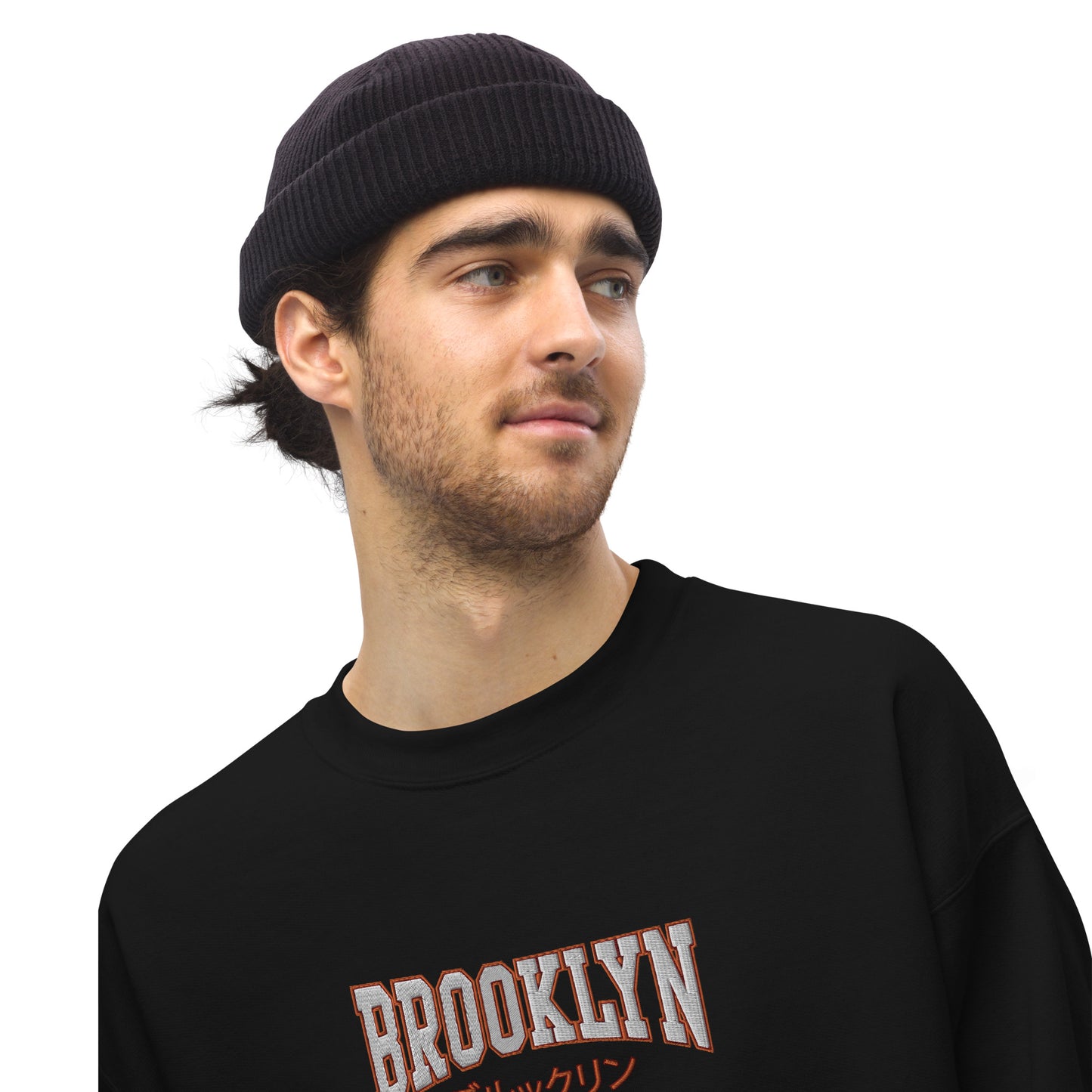 Japanese "Brooklyn" Embroidered Sweatshirt