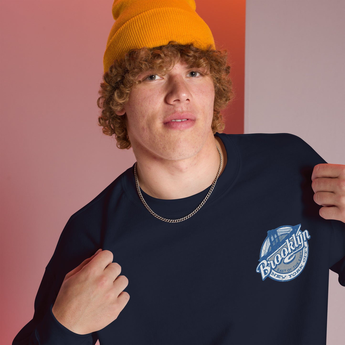 "East of the East" Embroidered Sweatshirt