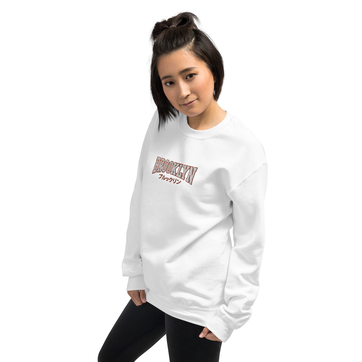 Japanese "Brooklyn" Embroidered Sweatshirt