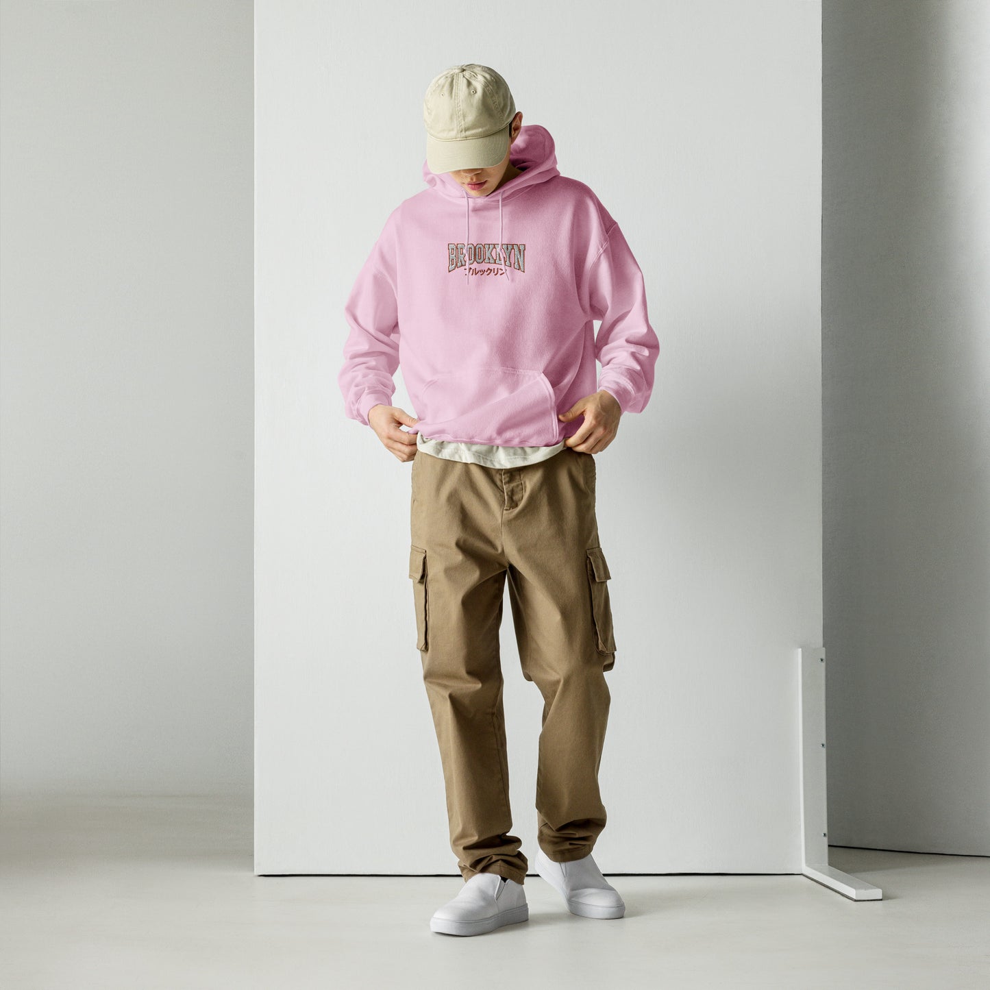 Japanese "Brooklyn" Embroidered Hoodie