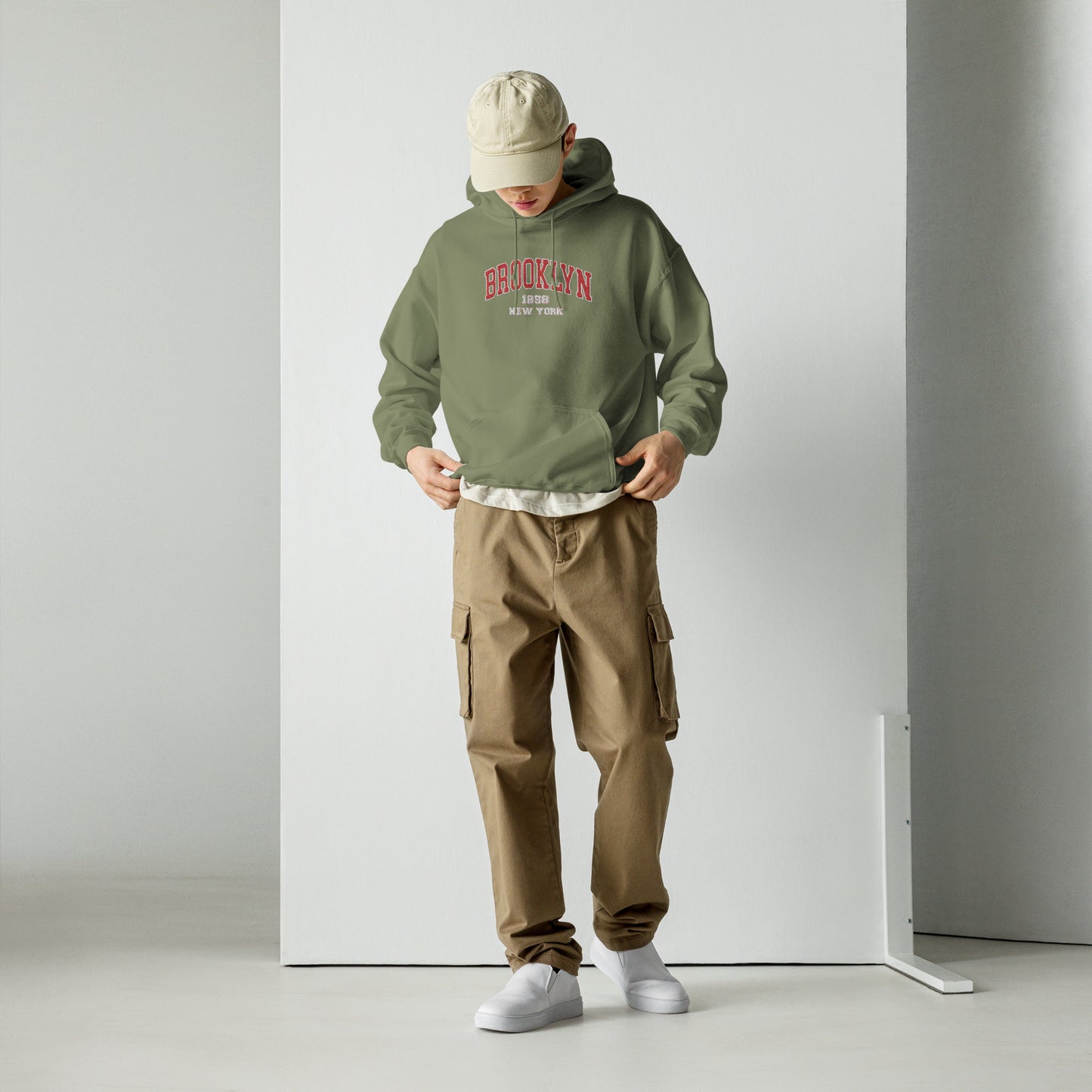 "1898" Embroidered Hoodie