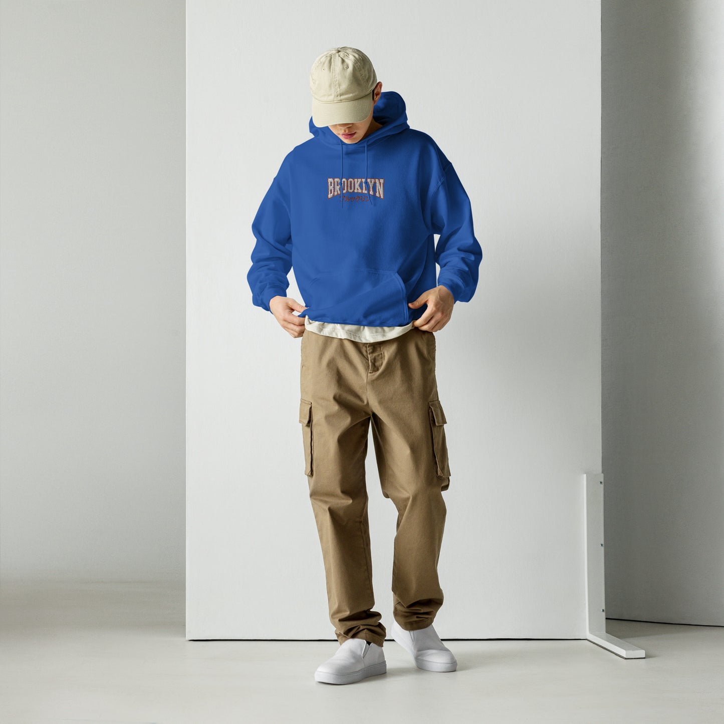 Japanese "Brooklyn" Embroidered Hoodie