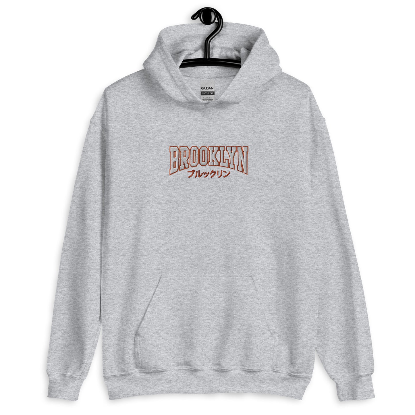 Japanese "Brooklyn" Embroidered Hoodie