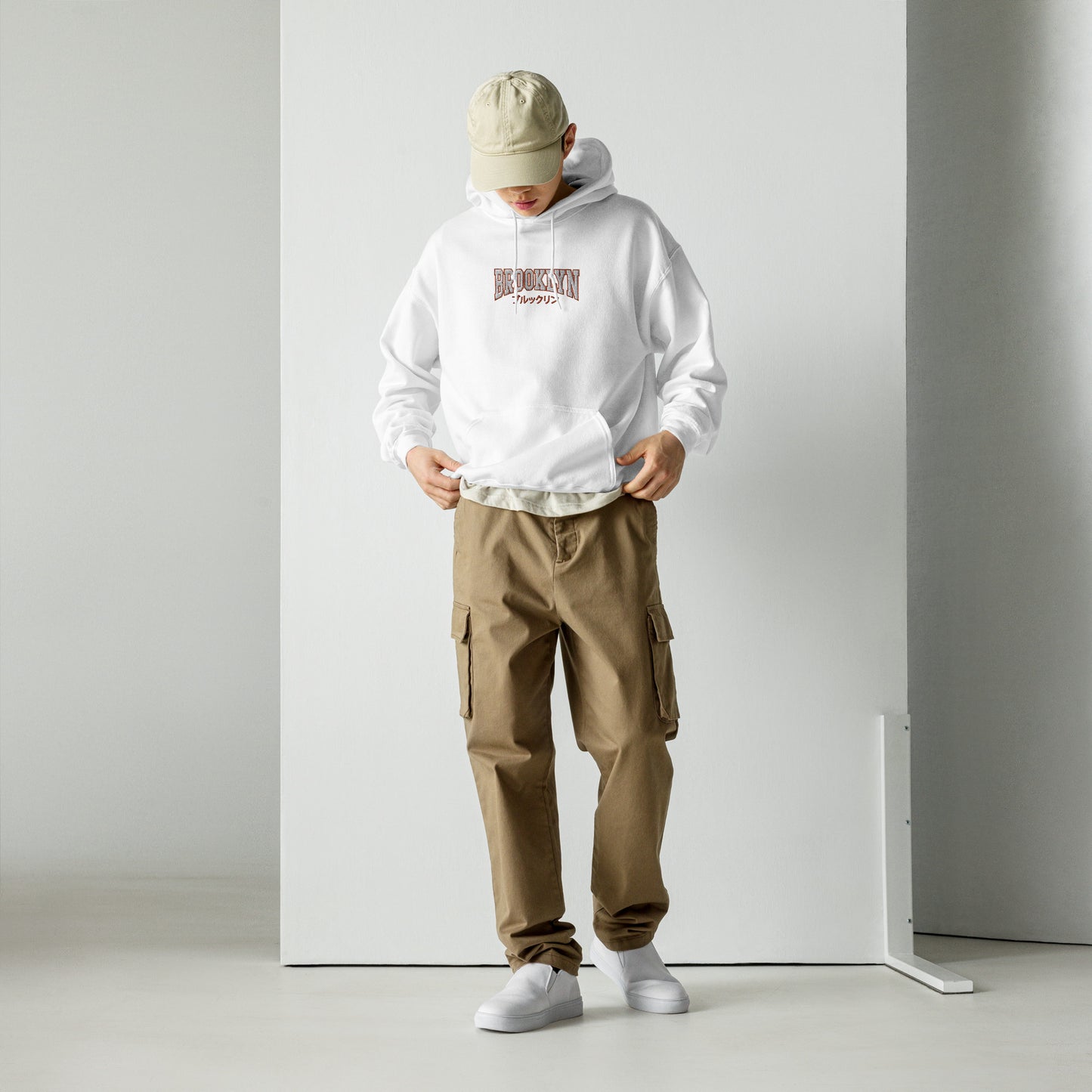 Japanese "Brooklyn" Embroidered Hoodie